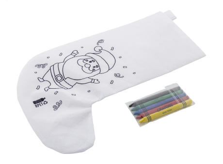 Weihnachtsstrumpf zum Ausmalen Julfar Gift