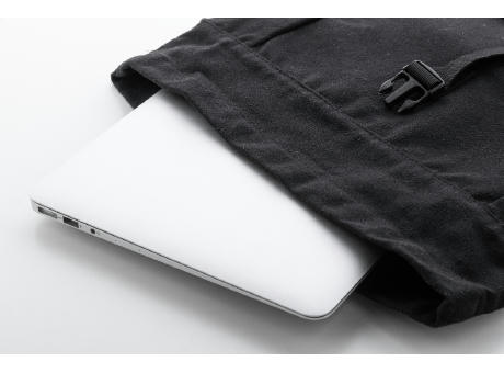 Rucksack aus recyceltem Canvas Blakkan Back