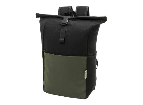 Rucksack aus recyceltem Canvas Blakkan Back