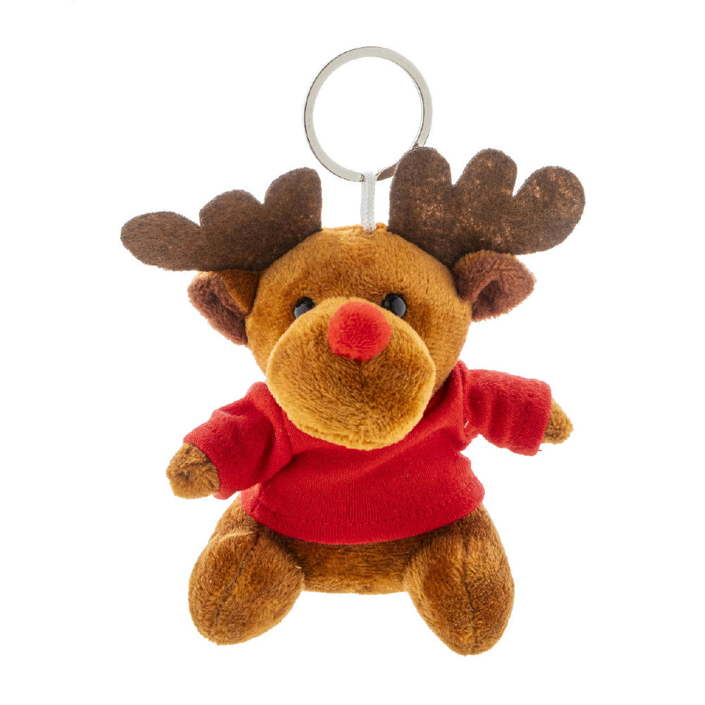 Plüsch-Weihnachtsrentier-Schlüsselanhänger Julren