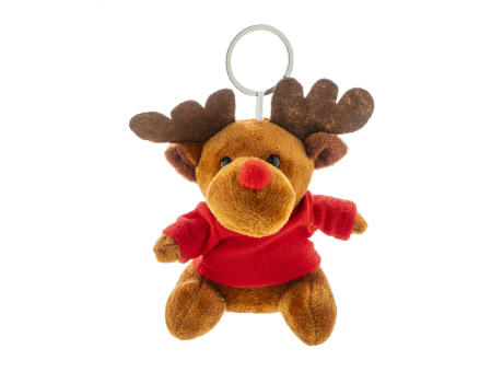 Plüsch-Weihnachtsrentier-Schlüsselanhänger Julren