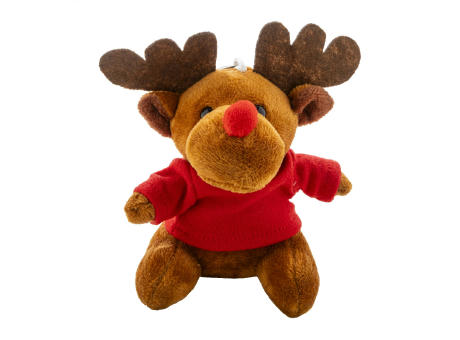 Plüsch-Weihnachtsrentier-Schlüsselanhänger Julren