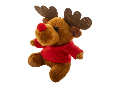 Plüsch-Weihnachtsrentier-Schlüsselanhänger Julren