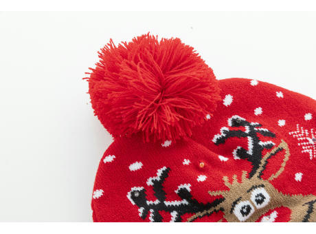 Weihnachts-LED-Wintermütze, Rentier Norrsken