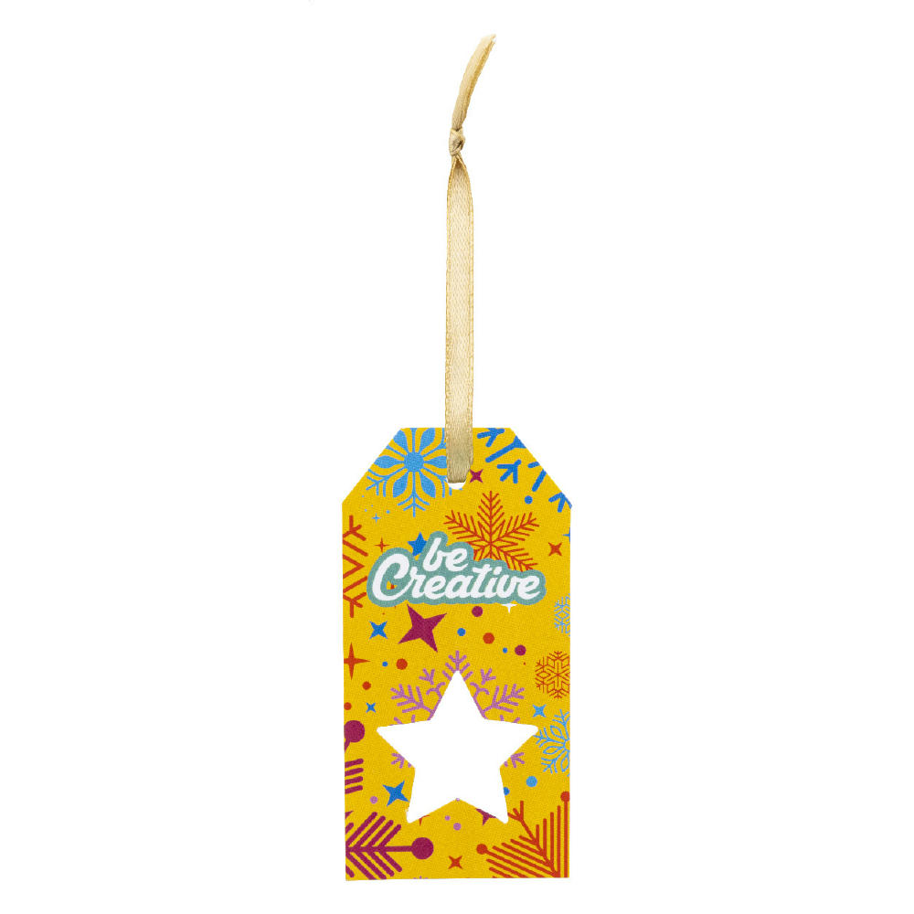 Geschenkanhänger, Stern PrinTag Plus