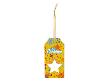 Geschenkanhänger, Stern PrinTag Plus