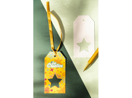 Geschenkanhänger, Stern PrinTag Plus