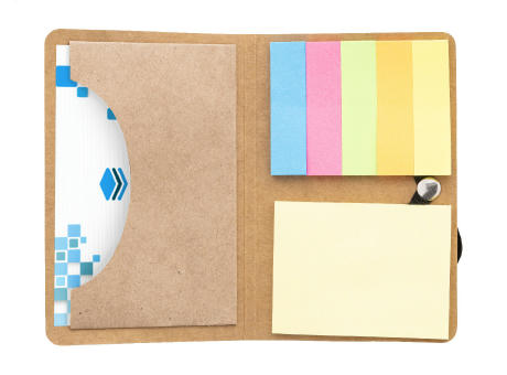 Haftnotizblock mit Kartenfach Cardnot