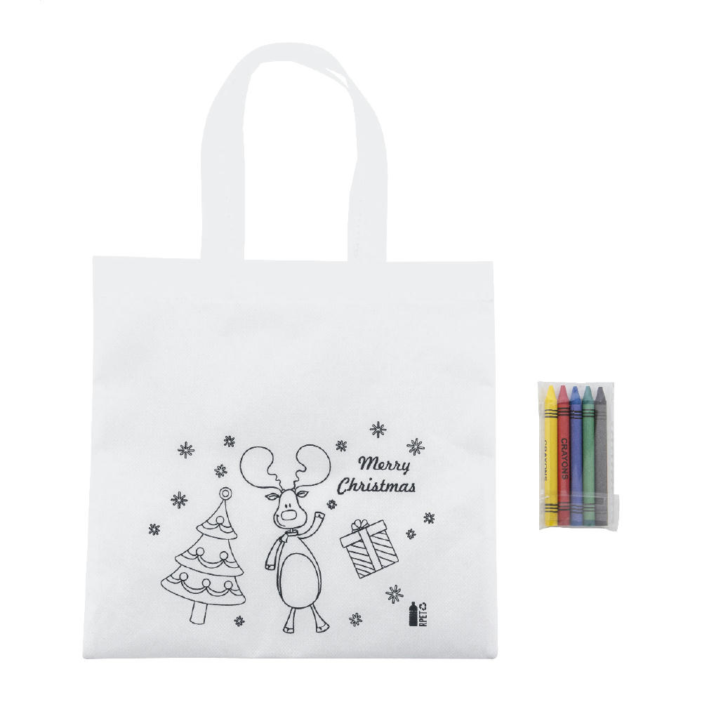 Weihnachtstasche zum Ausmalen Julfar Shop
