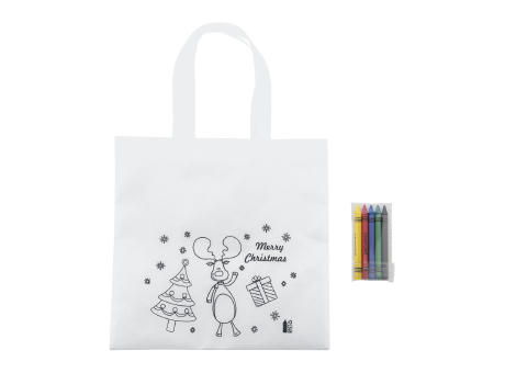 Weihnachtstasche zum Ausmalen Julfar Shop