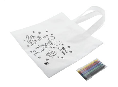 Weihnachtstasche zum Ausmalen Julfar Shop