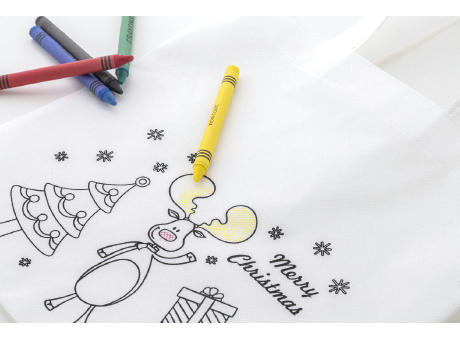 Weihnachtstasche zum Ausmalen Julfar Shop