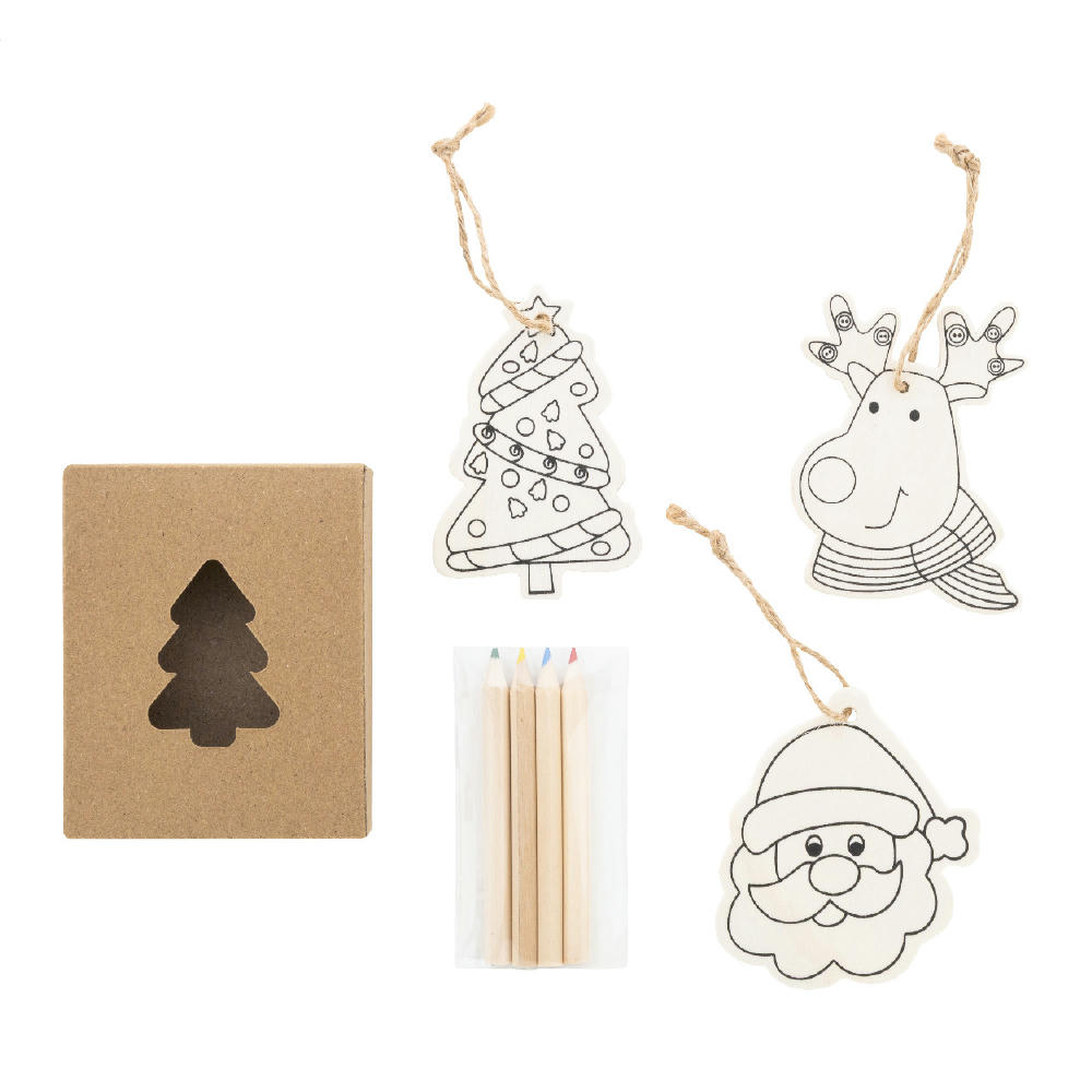 Christbaumschmuck zum Ausmalen Oppland