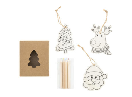Christbaumschmuck zum Ausmalen Oppland