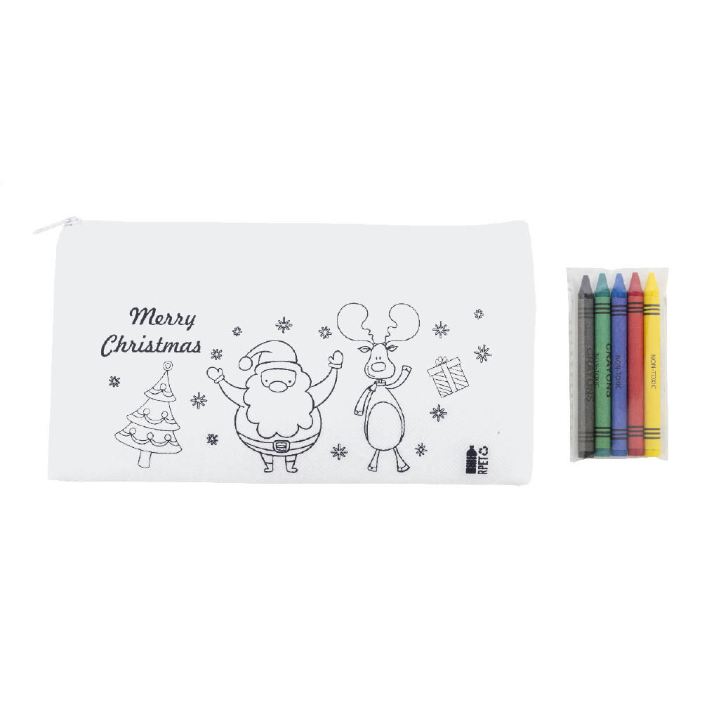 Weihnachts-Stifteetui zum Ausmalen Julfar Draw