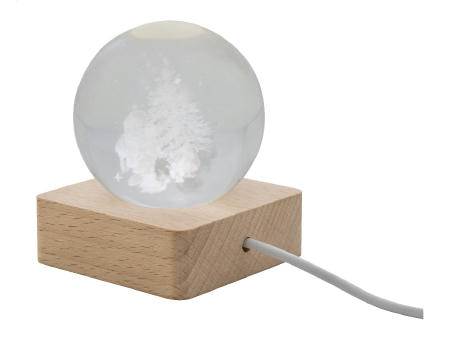Leuchtkugel mit Weihnachtsmotiv Borealis
