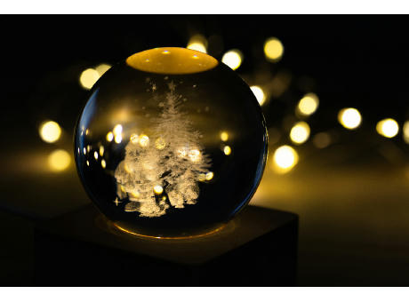 Leuchtkugel mit Weihnachtsmotiv Borealis