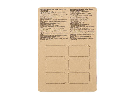 Kaugummi in individueller Verpackung CreaChew Deluxe Eco