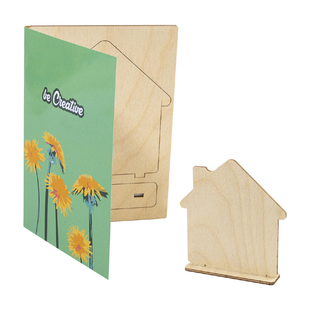 individuelle Puzzle-Postkarte, Haus SendCraft