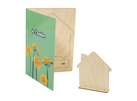individuelle Puzzle-Postkarte, Haus SendCraft