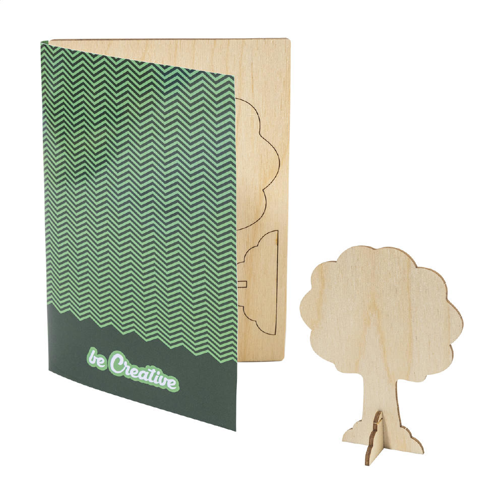 individuelle Puzzle-Postkarte, Baum SendCraft