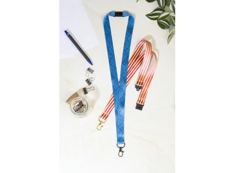 Individuelles Sublimationslanyard Subyard Shine Safe