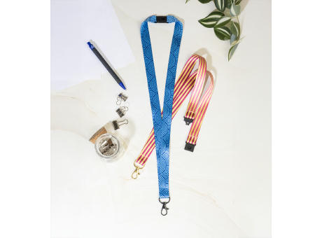 Individuelles Sublimationslanyard Subyard Shine Safe