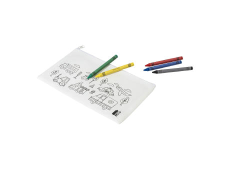 RPET Stiftetasche zum Bemalen Gocolo