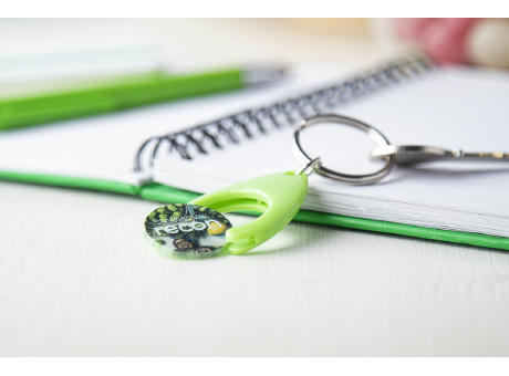 Schlüsselanhänger mit Einkaufswagen-Chip Nelly