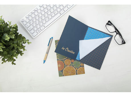 Postkarte mit Brillenreinigungstuch Dioptry Mail