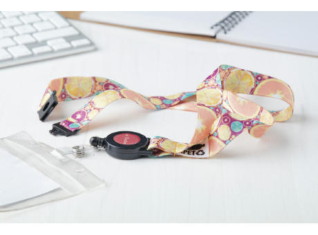 Individuelles Sublimationslanyard Subyard YoYo A Safe RPET