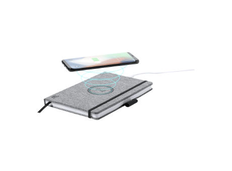 Notizbuch mit Wireless-Charger Charbuk