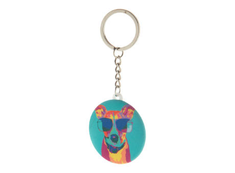 Button-Schlüsselanhänger  KeyBadge RPET Mini