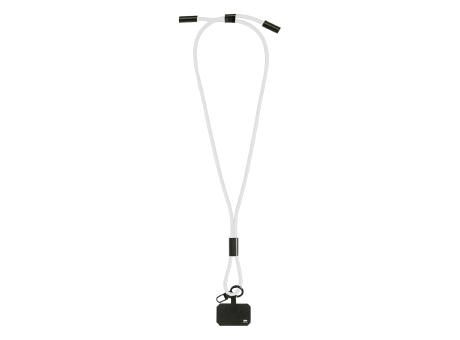 60W Lanyard mit Lade- und Datenkabel aus RPET HolCharge