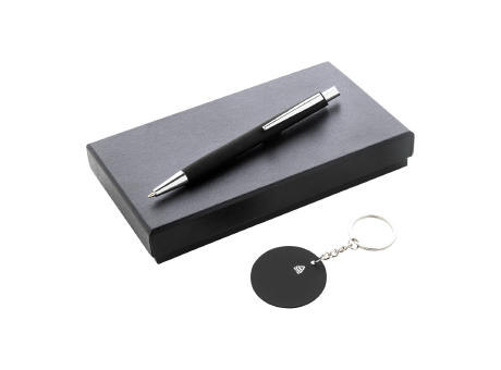 Geschenkset Kugelschreiber und Schlüsselanhänger Miroset
