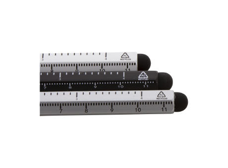 Tintenloser Stift mit Lineal Ruloid