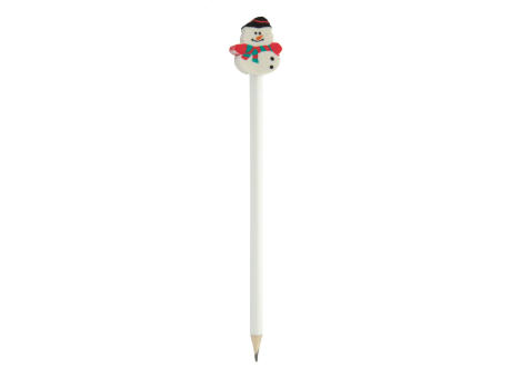 Bleistift mit Weihnachtsfigur, Schnemann Ramsvika