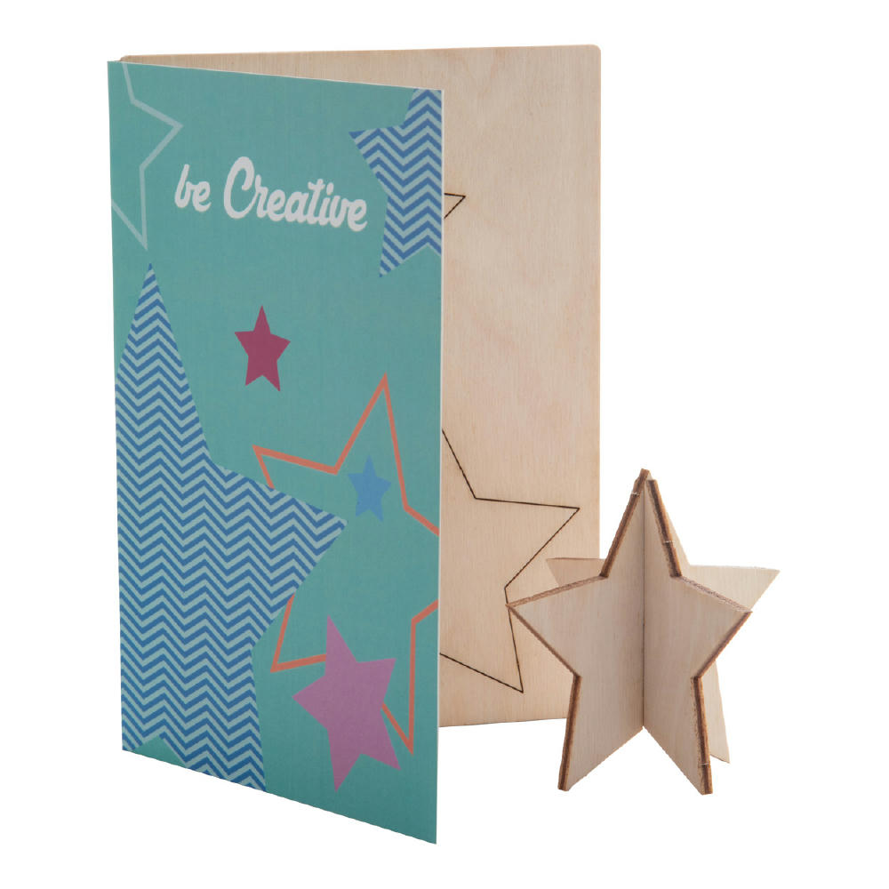 Weihnachtskarte, Stern CreaX