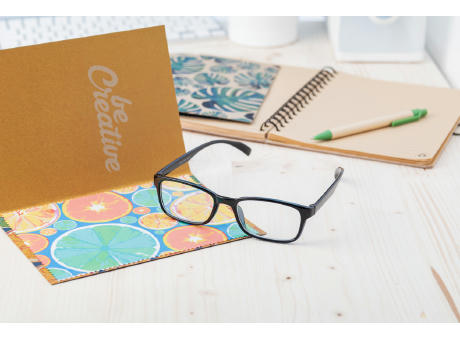 Postkarte mit Brillenreinigungstuch Dioptry Mail Eco