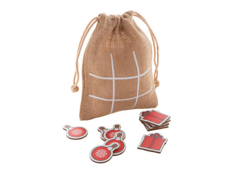 Weihnachtliches Tic-Tac-Toe Baumschmuck & Geschenke Juxo