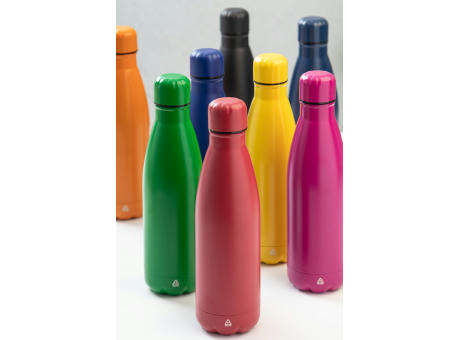 Flasche aus recyceltem Edelstahl Refill