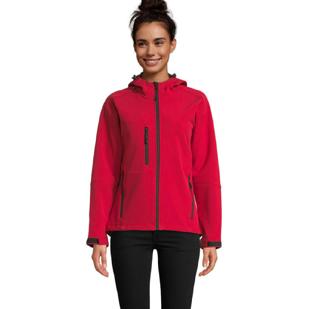 REPLAY DAMEN HOOD SOFTSHELL