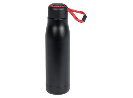 Trinkflasche "Strap" 500 ml, rote Schlaufe