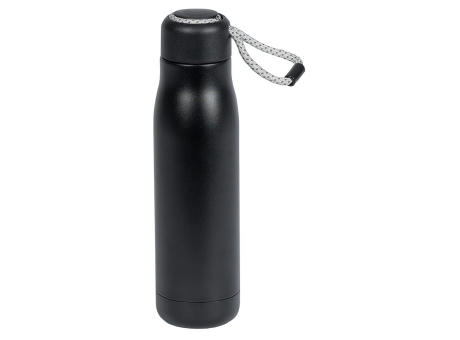 Trinkflasche "Strap" 500 ml, schwarze Schlaufe