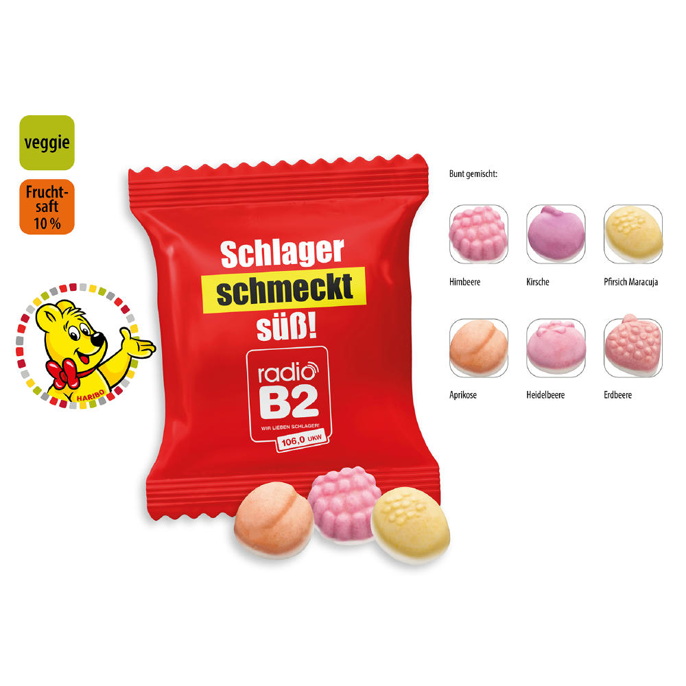 HARIBO Fruitmania Joghurt Werbetüte,   11 g, Inhalt: HARIBO Fruitmania Joghurt