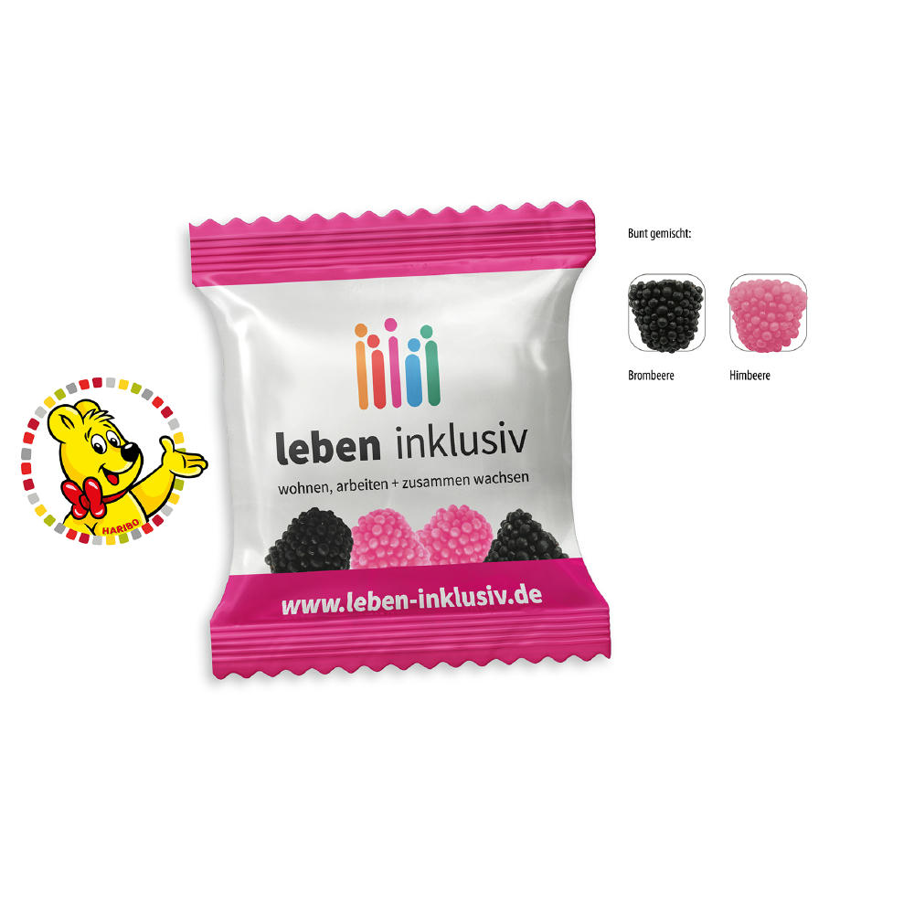 HARIBO Berries Werbetüte,   4 Stück, Inhalt: HARIBO Berries