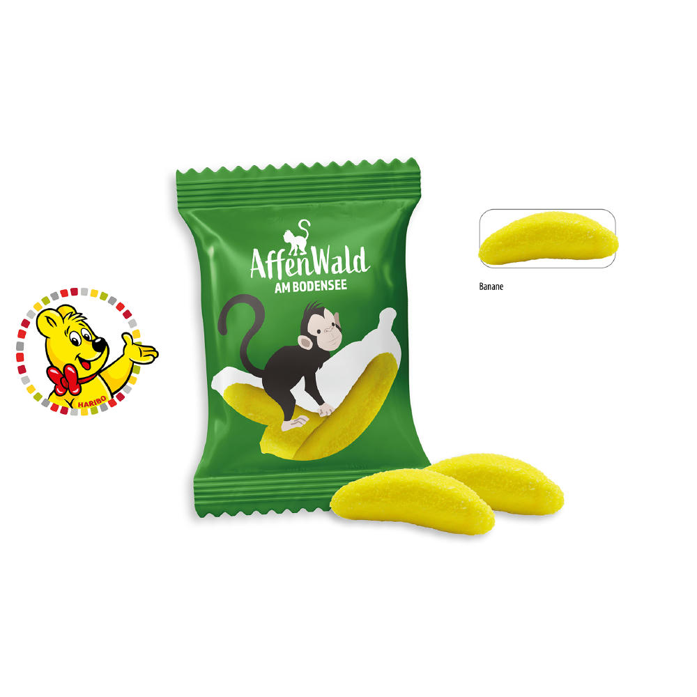 HARIBO Bananas Werbetüte,   2 Stück, Inhalt: HARIBO Bananas