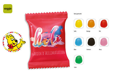 HARIBO Dragibus Werbetüte,   10 g, Inhalt: HARIBO Dragibus Fruchtmix