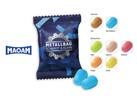 MAOAM Kracher Werbetüte,   2 Stück, Inhalt: MAOAM Kracher Blue