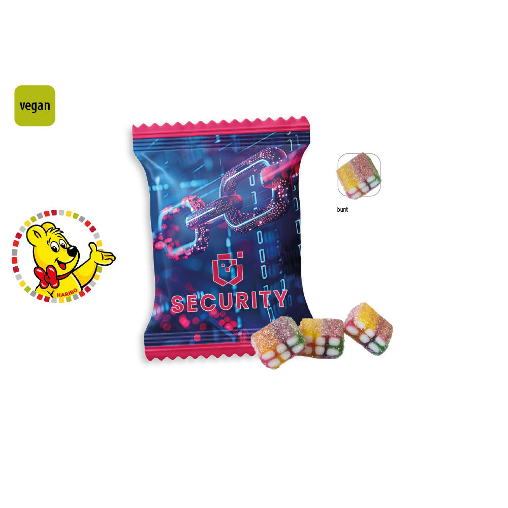 HARIBO Pixel Werbetüte,   3 Stück, Inhalt: HARIBO Pixel vegan